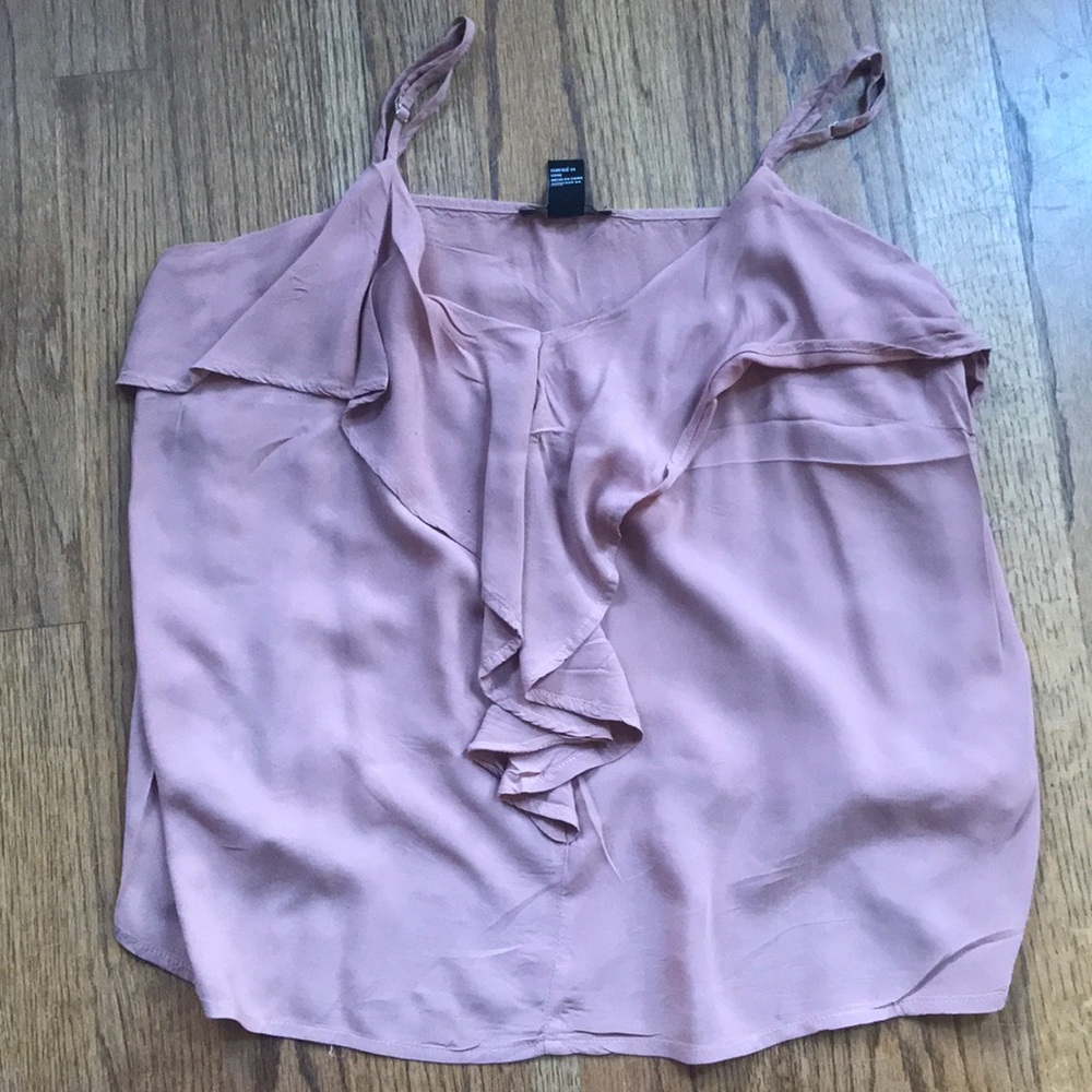 🌸Forever 21: Flowy Chiffon Pink Tank🌸